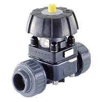 Type 3232 Manually Operated 2-Way Diaphragm Valve with Plastic Body